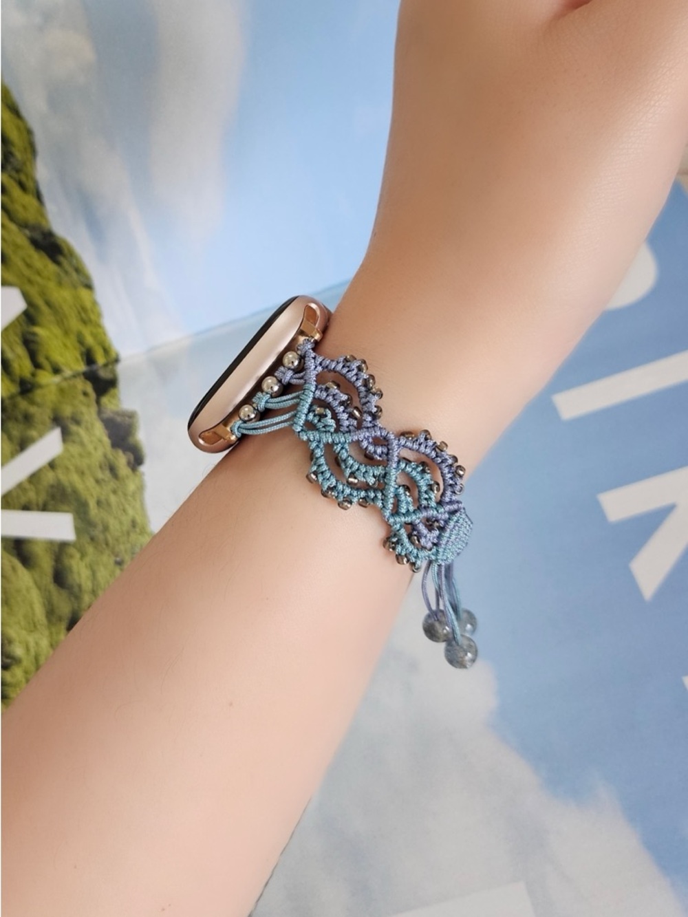 Handmade Macramé Apple Watch Band